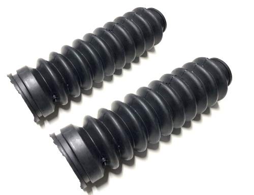 Gabel Faltenbalg Gummi Manschette Set – Passend für Hercules Prima M 2 3 4 5 S – Staubschutz für EBR Gabel 160mm von Streetparts24