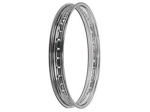 Hinterrad Felge 1,85 x 18 Alu Poliert 36 Loch passend für MZ ES TS 125 150 Motorrad DKW Zündapp Felgenring von Streetparts24