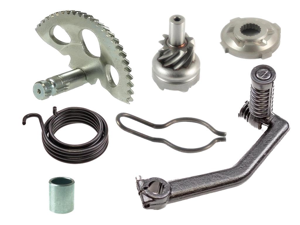 Kickstarter Welle Ritzel Reparatur Set passend für Aprilia SR 50, Derbi Atlantis GP1, Gilera Runner Ice, Piaggio NRG Sfera TPH Zip 50ccm 2-Takt – Komplettes Reparaturset passend für Kickstarter Kickstarter Welle Ritzel Reparatur Set passend für Aprilia SR 50, Derbi Atlantis GP1, Gilera Runner Ice, Piaggio NRG Sfera TPH Zip 50ccm 2-Takt – Komplettes Reparaturset passend für Kickstarter von Streetparts24