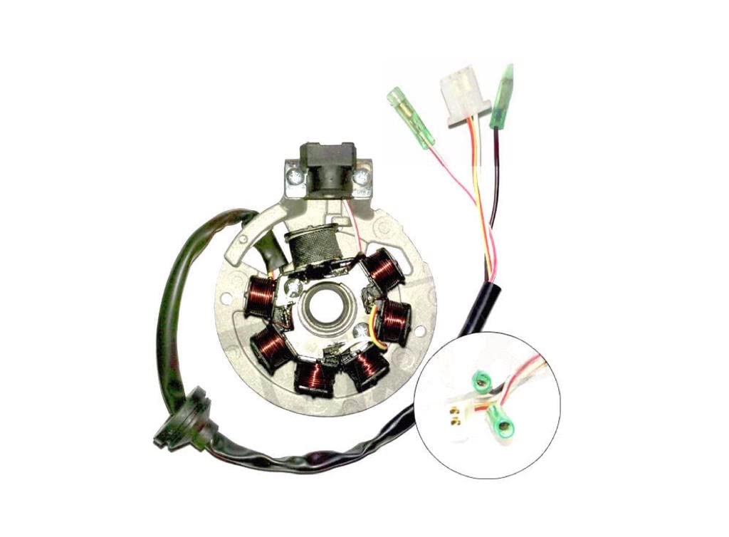 Lichtmaschine Zündung Stator 4 Kabel für CPI, Keeway, Generic, ATU 50 Roller/Scooter von Streetparts24