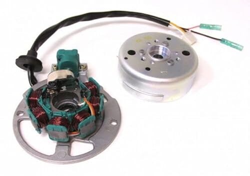 Lichtmaschine & Polrad passend für Yamaha Aerox & MBK Nitro (bis 2003), Aprilia SR 50 Netscaper Racing Stealth, Yamaha Neos Jog R RR, MBK Mach G Ovetto uvm. von Streetparts24