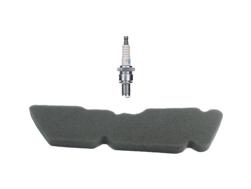 Luftfilter + Zündkerze BR9ES passend für Piaggio NRG, MC3, Power, TPH, Zip 50ccm 2T, Aprilia Mojito, SR, Scarabeo, Derbi Atlantis, Gilera DNA, Ice, Vespa LX, LXV Luftfilter + Zündkerze BR9ES passend für Piaggio NRG, MC3, Power, TPH, Zip 50ccm 2T, Aprilia Mojito, SR, Scarabeo, Derbi Atlantis, Gilera DNA, Ice, Vespa LX, LXV von Streetparts24