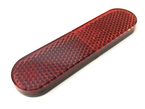 Reflektor Katzenauge 96x24mm Rot Selbstklebend E-Geprüft passend für ET2 ET4 LX S Gilera Runner Sfera TPH NRG Zip Roller/Scooter – Neuer Reflektor (mit E-Prüfzeichen), hohe Qualität von Streetparts24