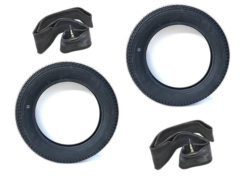 Reifen + Schlauch Set (3,00 x 12) 3.00-12 47J passend für Simson Roller SR50, SR80 von Streetparts24