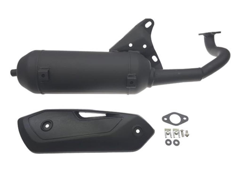 Silent-Pro Auspuff Schwarz E-geprüft – passend für Yamaha Aerox, Jog, Neos, Zuma – 50cc 2-Takt Roller mit Minarelli Motor – E-Geprüft Silent-Pro Auspuff Schwarz E-geprüft – passend für Yamaha Aerox, Jog, Neos, Zuma – 50cc 2-Takt Roller mit Minarelli Motor – E-Geprüft von Streetparts24