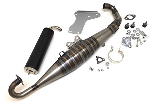 Sportauspuff RS-II passend für Aprilia SR, Gilera DNA, Runner, Skipper, Typhoon 125-180ccm – Tuning Auspuff mit Venturi System, Optimierter Gasfluss, Maximale Performance, Geringer Geräuschpegel Sportauspuff RS-II passend für Aprilia SR, Gilera DNA, Runner, Skipper, Typhoon 125-180ccm – Tuning Auspuff mit Venturi System, Optimierter Gasfluss, Maximale Performance, Geringer Geräuschpegel von Streetparts24