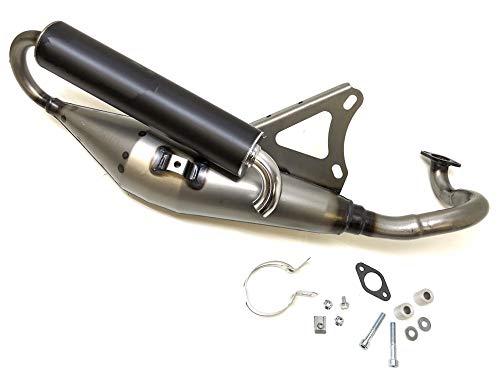 Sportauspuff Tuning Auspuff passend für CPI Aragon Hussar Oliver, Keeway RY 6 8 Matrix, Generic/Explorer Spin ATU, Rivero GP Linos Phoenix Racing SP 2 VR XR, Sachs Eagle SX1 Speedforce Speedjet 50 von Streetparts24