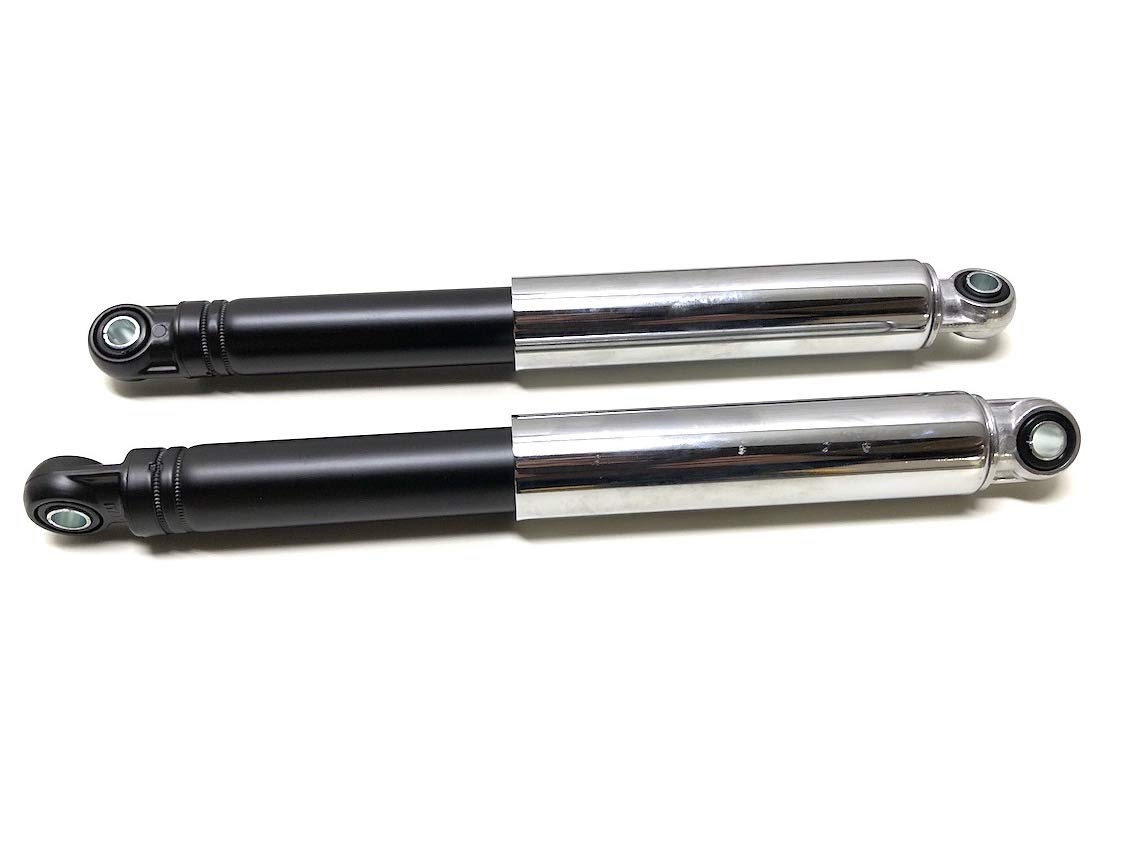 Stoßdämpfer Satz Chrom/Schwarz 310mm passend für Zündapp ZD 20, ZD 25, KS 50, C50 Super, Sport, Mofa 25 Stoßdämpfer Satz Chrom/Schwarz 310mm passend für Zündapp ZD 20, ZD 25, KS 50, C50 Super, Sport, Mofa 25 von Streetparts24