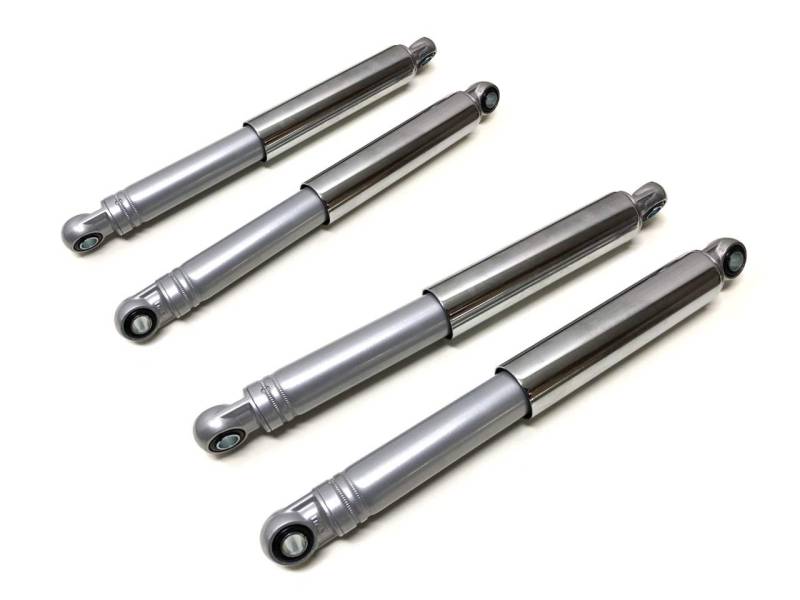 Stoßdämpfer Set Vorne und Hinten Grau für Simson Schwalbe KR51 Star Sperber Habicht von Streetparts24