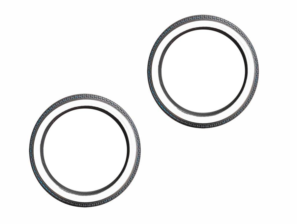 2x Weißwandreifen Satz 2 1/4 x 17 (2.25-17) passend für Hercules Prima M, Puch Maxi, Kreidler Flory, Zündapp Mofa – K252 4P 33L TT von Streetparts24