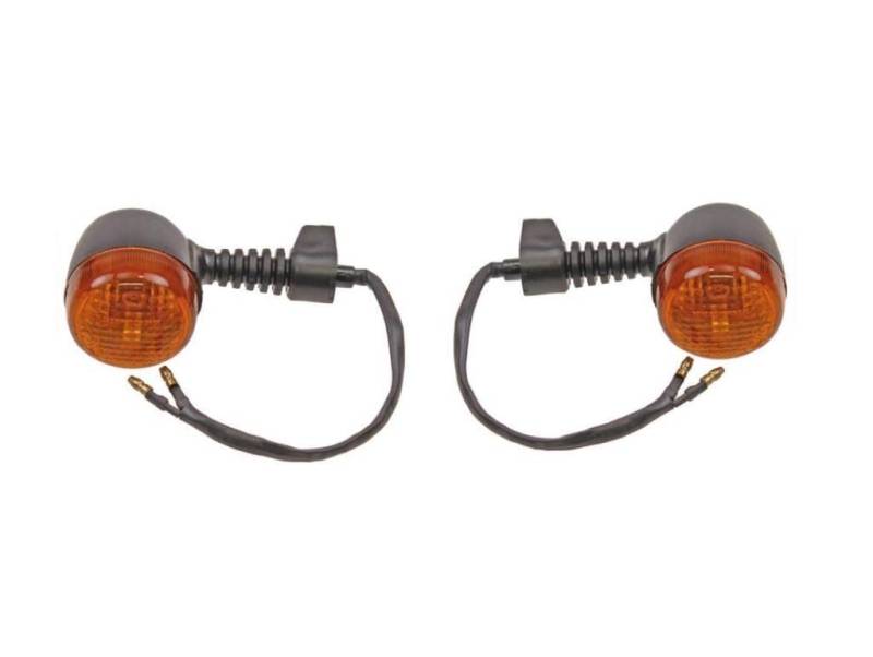 Streetparts24 Blinker Set Rund Hinten Orange 12V E-geprüft – Passend für Yamaha Aerox, MBK Nitro 50 100 und viele weitere Modelle von Streetparts24
