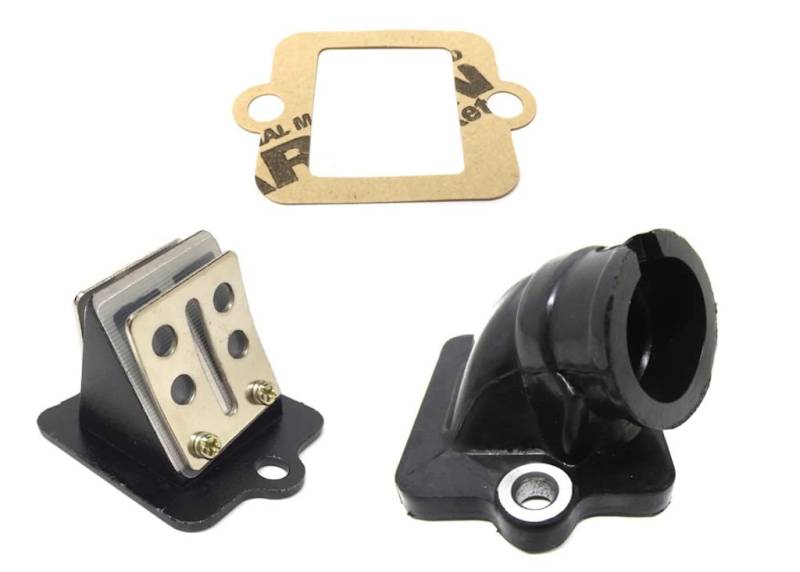 Tuning Ansaugstutzen Membranblock Dichtung Set passend für Piaggio Sfera TPH NRG, Vespa ET2 LX LXV S, Gilera Runner, 2-Takt 50 ccm von Streetparts24