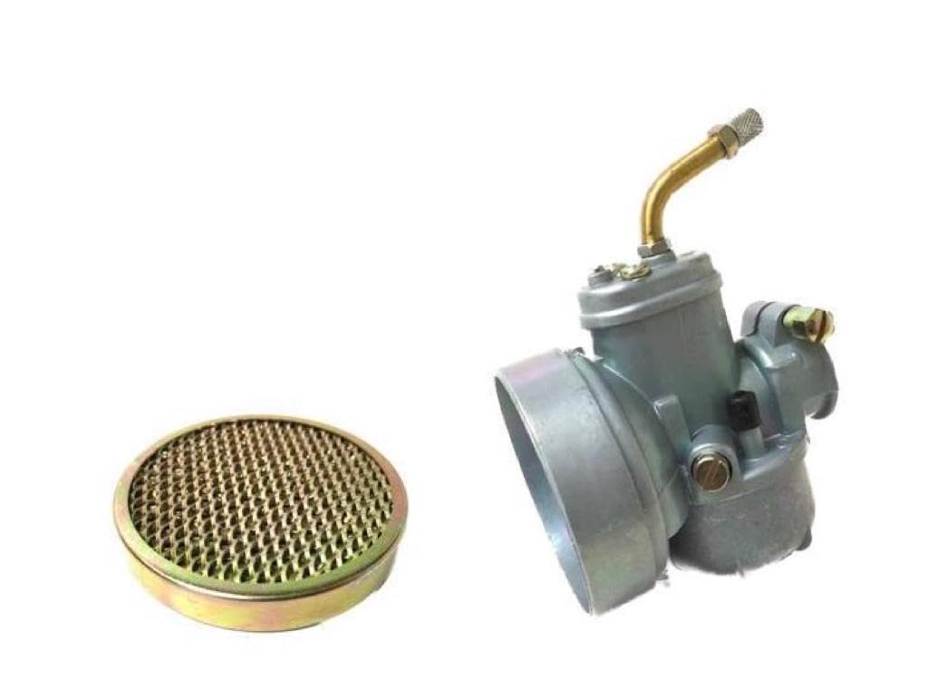 Tuning Vergaser + Luftfilter Set 17mm passend für Kreidler Florett K54 RMC, Hercules Prima M 2 3 4 5 S, Puch Maxi, Zündapp ZA ZD ZX ZR ZL ZA ZS Mofa Moped Mokick von Streetparts24