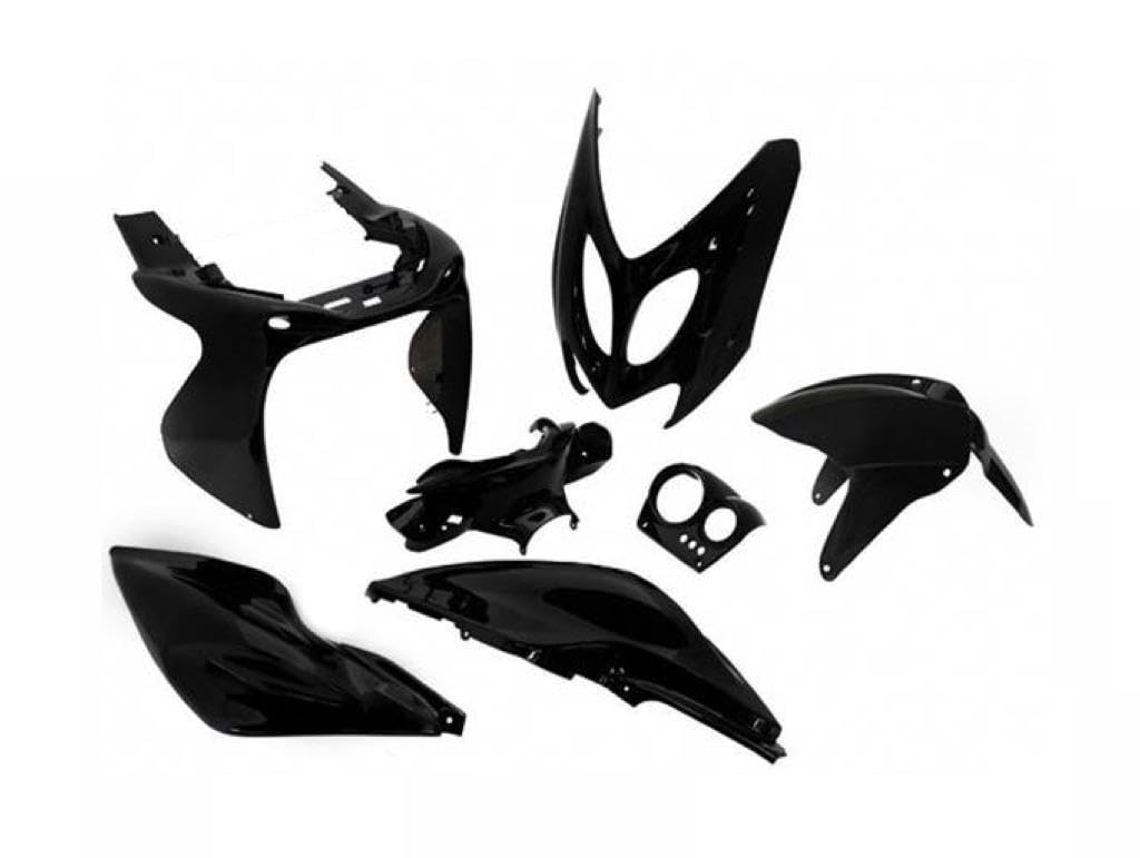 7-teiliges Verkleidungsset Schwarz Matt passend für Yamaha Aerox & MBK Nitro 50/100 – Schutzblech, Seitenverkleidungen, Frontverkleidungen, Lenkerverkleidung, Tachoverkleidung 7-teiliges Verkleidungsset Schwarz Matt passend für Yamaha Aerox & MBK Nitro 50/100 – Schutzblech, Seitenverkleidungen, Frontverkleidungen, Lenkerverkleidung, Tachoverkleidung von Streetparts24