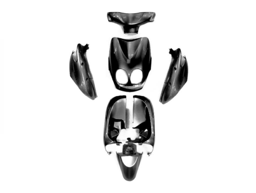 Verkleidungsset 7-teilig Verkleidung Schwarz passend für Yamaha Neos, MBK Ovetto 50 ab 2007 Verkleidungsset 7-teilig Verkleidung Schwarz passend für Yamaha Neos, MBK Ovetto 50 ab 2007 von Streetparts24