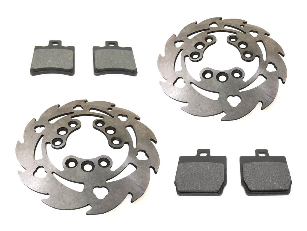 Wave Bremsscheibe Vorne + Hinten mit Bremsklötze passend für Yamaha Aerox MBK Nitro 50 – Hochwertige Bremskomponenten Wave Bremsscheibe Vorne + Hinten mit Bremsklötze passend für Yamaha Aerox MBK Nitro 50 – Hochwertige Bremskomponenten von Streetparts24