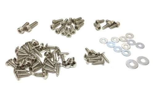 Schrauben Satz Set Verkleidung Chrom passend für Aerox, MBK Nitro von Streetparts24