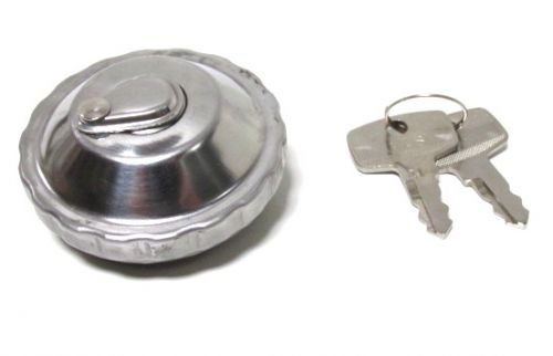 Abschließbarer Tankdeckel 30mm passend für Zündapp ZA ZD ZL ZR M25 M50 Bergsteiger – Chrom-Optik, inkl. 2 Schlüssel, Bajonettverschluss von Streetparts24