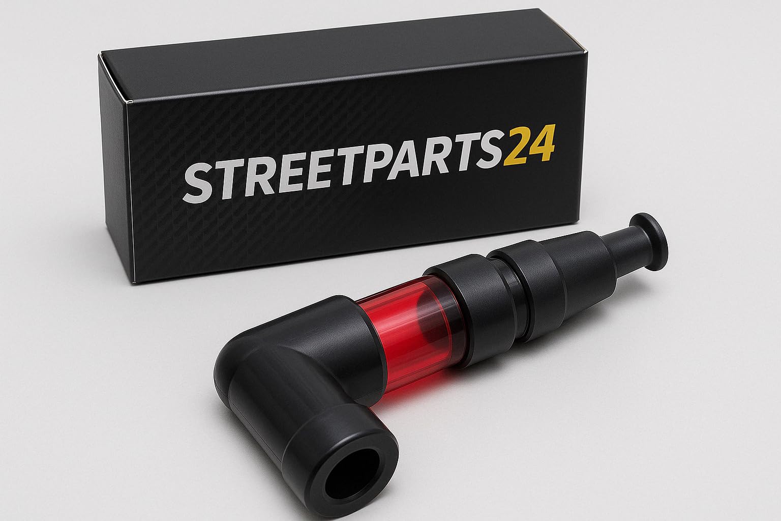 Streetparts24 Zündkerzenstecker Beleuchtet mit Roter Lampe für Roller, Scooter, Mofa, Moped, Mokick - Zündkerzenstecker mit zusätzlicher Beleuchtung Streetparts24 Zündkerzenstecker Beleuchtet mit Roter Lampe für Roller, Scooter, Mofa, Moped, Mokick - Zündkerzenstecker mit zusätzlicher Beleuchtung von Streetparts24