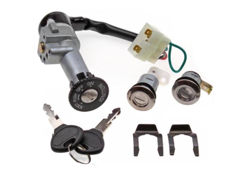 Zündschloss Schlosssatz passend für Kymco K12, KB, Scout, Fever ZX II 50 – Hochwertiger Ersatz passend für Zündung von Streetparts24