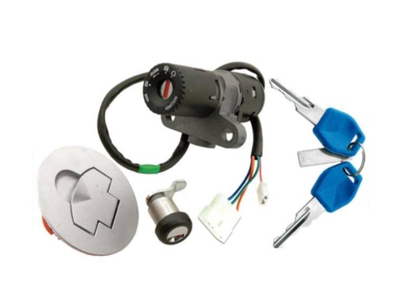 Zündschloss Tankdeckel Schloss Satz passend für Rieju RS2 RS-2 Matrix, Peugeot XR6 von Streetparts24