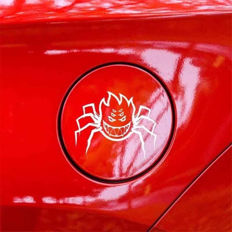 Spitfire Venom Spider Fun Window Bumper Vinyl Waterproof Sticker 12.7CM x 10.5CM - White von Handmade By Stukk