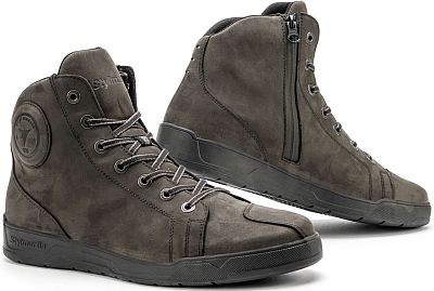 Stylmartin Tank WP Leder, Schuhe wasserdicht Unisex - Dunkelgrau - 42 EU von Stylmartin