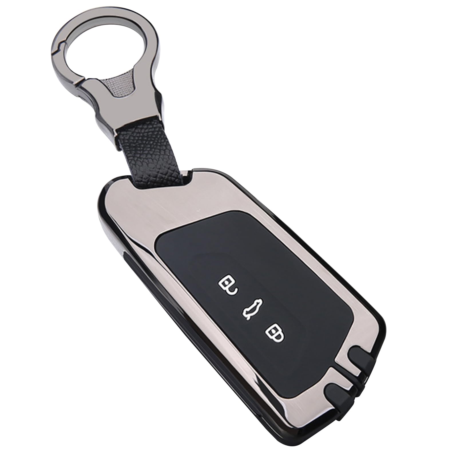 Sucxyor Kompatibel mit Volkswagen Schlüsselhülle VW Golf 8/ID.3/ID.4 Zinklegierung Autoschlüssel Hülle Seat Leon/Tarraco/Ateca/Cupra Formentor/Leon Schlüssel Cover Schutzhülle mit Schlüsselanhänger von Sucxyor