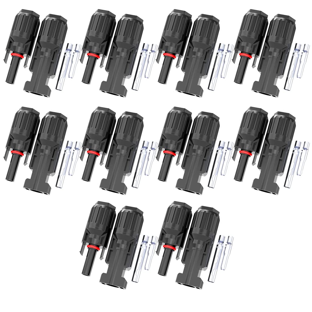 SolarStecker - Solarpanel-Anschlüsse: Solarkabel-Anschlüsse, 10 Paar Solar-Anschlüsse für PV-Installationen - Sudoo SolarStecker - Solarpanel-Anschlüsse: Solarkabel-Anschlüsse, 10 Paar Solar-Anschlüsse für PV-Installationen - Sudoo von Sudoo