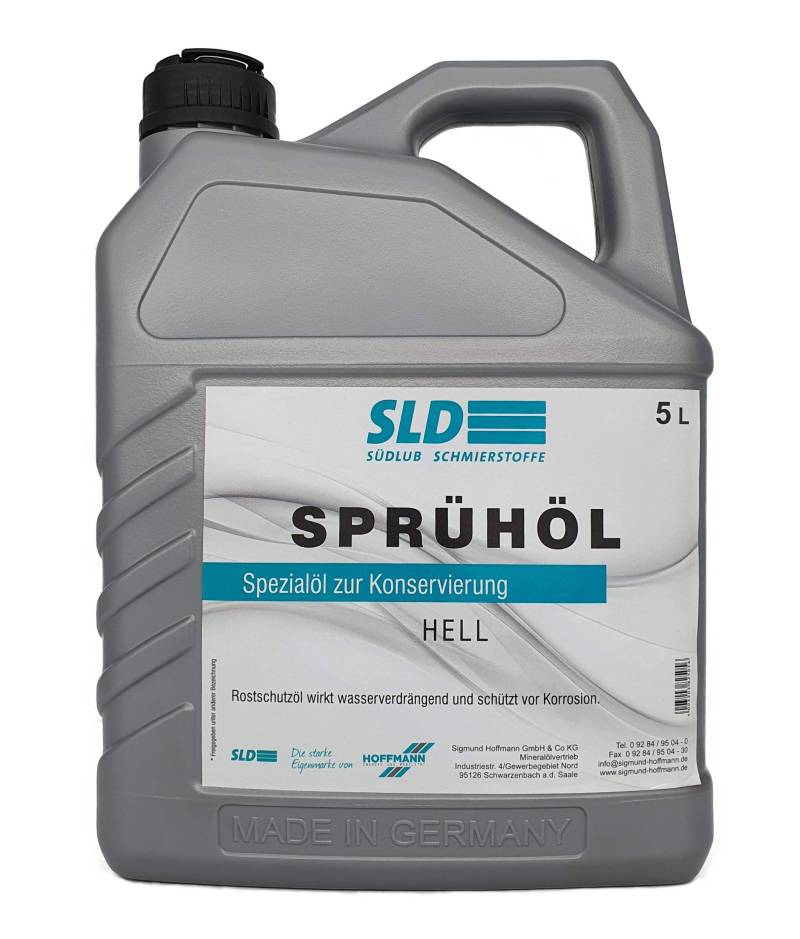 Südlub Sprühöl hell/Rostschutzöl/Korrosionschutzöl, 5 Liter von SLD Südlub Schmierstoffe