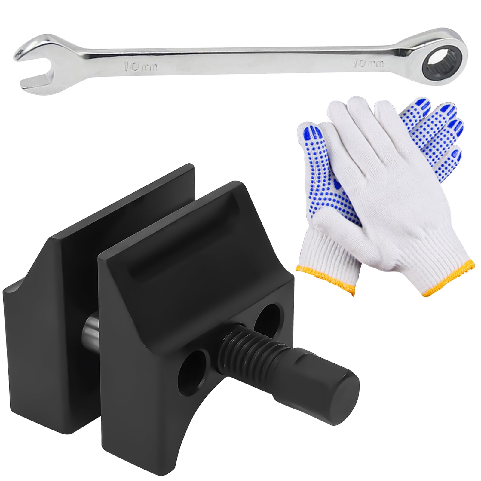 Suevut Federbein Spreizer mit Handschuhen und Schraubenschlüssel, Suspension Split Hub Spreizer Werkzeug für Fahrzeugwartung, Achsschenkel Spreizer für Kfz, Einfach zu Bedienen und Robust Suevut Federbein Spreizer mit Handschuhen und Schraubenschlüssel, Suspension Split Hub Spreizer Werkzeug für Fahrzeugwartung, Achsschenkel Spreizer für Kfz, Einfach zu Bedienen und Robust von Suevut