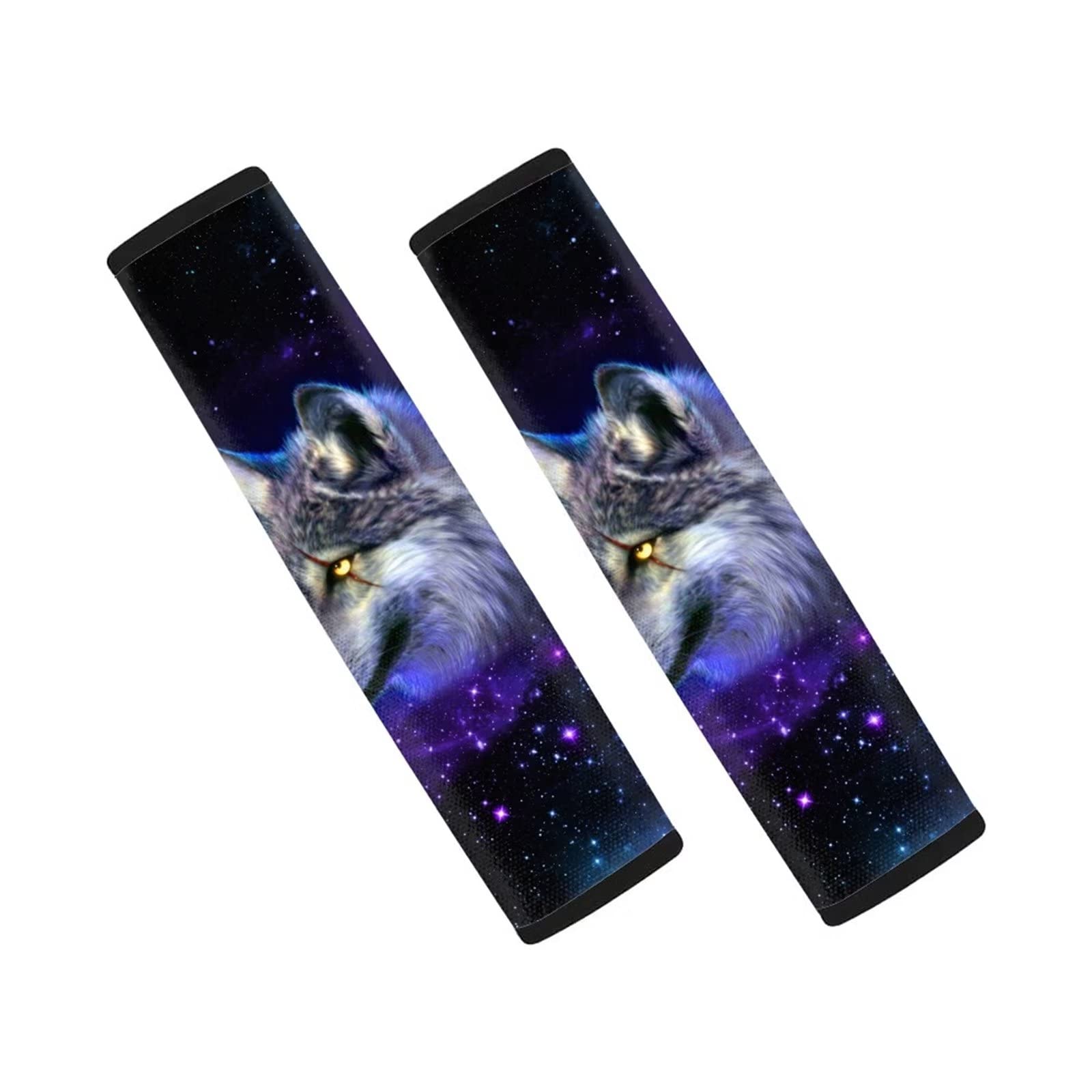 Suhoaziia Galaxy Wolf 4 Stück Auto Sicherheitsgurt Abdeckung Schulter Sicherheitsgurt Pads, Weiche Gurtgurt Schulterpolster für Erwachsene und Kinder Suhoaziia Galaxy Wolf 4 Stück Auto Sicherheitsgurt Abdeckung Schulter Sicherheitsgurt Pads, Weiche Gurtgurt Schulterpolster für Erwachsene und Kinder von Suhoaziia