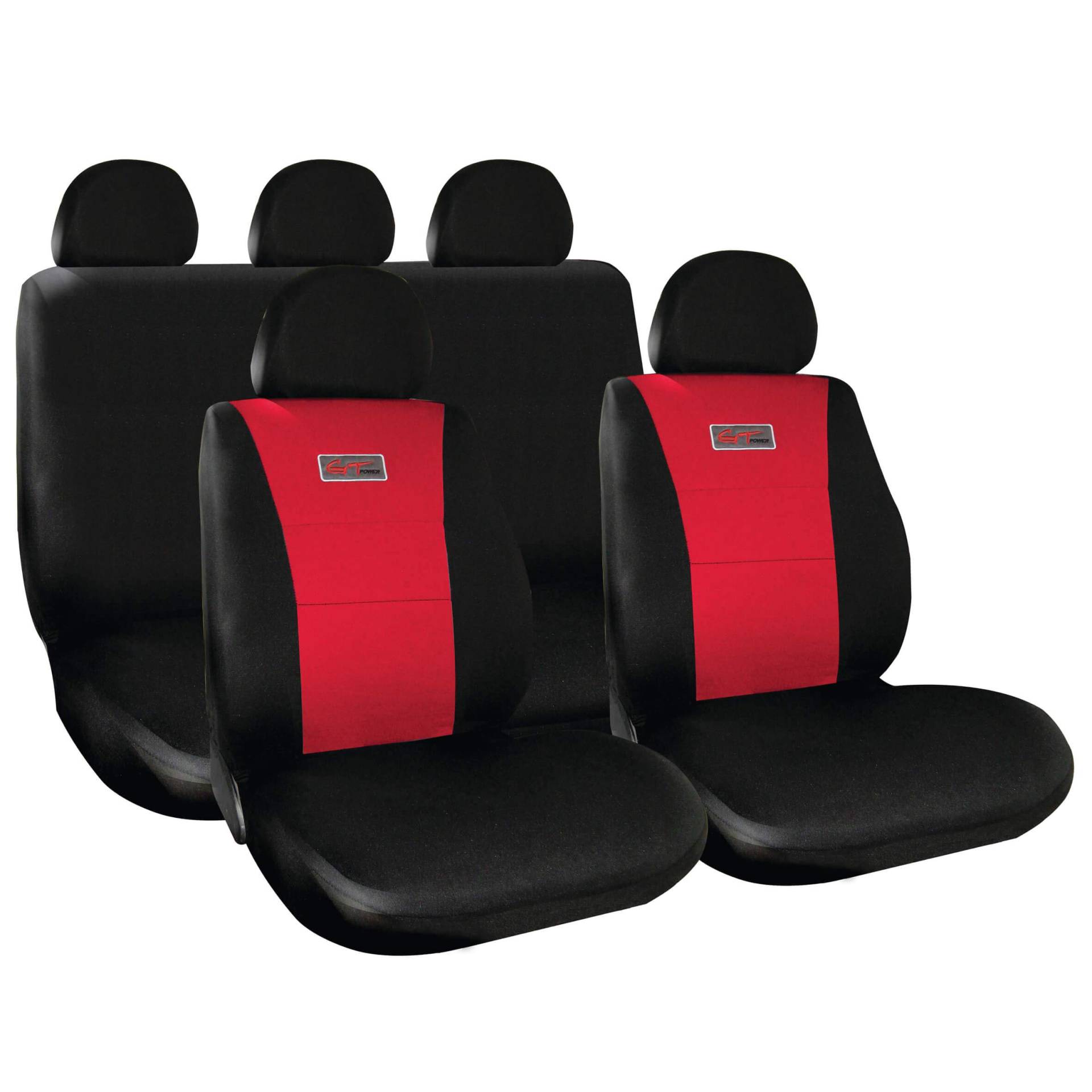 Sumex / Suministros Exteriores SA Race Sport stoelhoezenset GT Uni Polyester schwarz/rot 11 Stück von Sumex