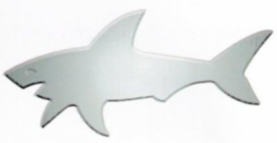 SUMEX LOG1820 S Shark Emblem, Chrom von Sumex