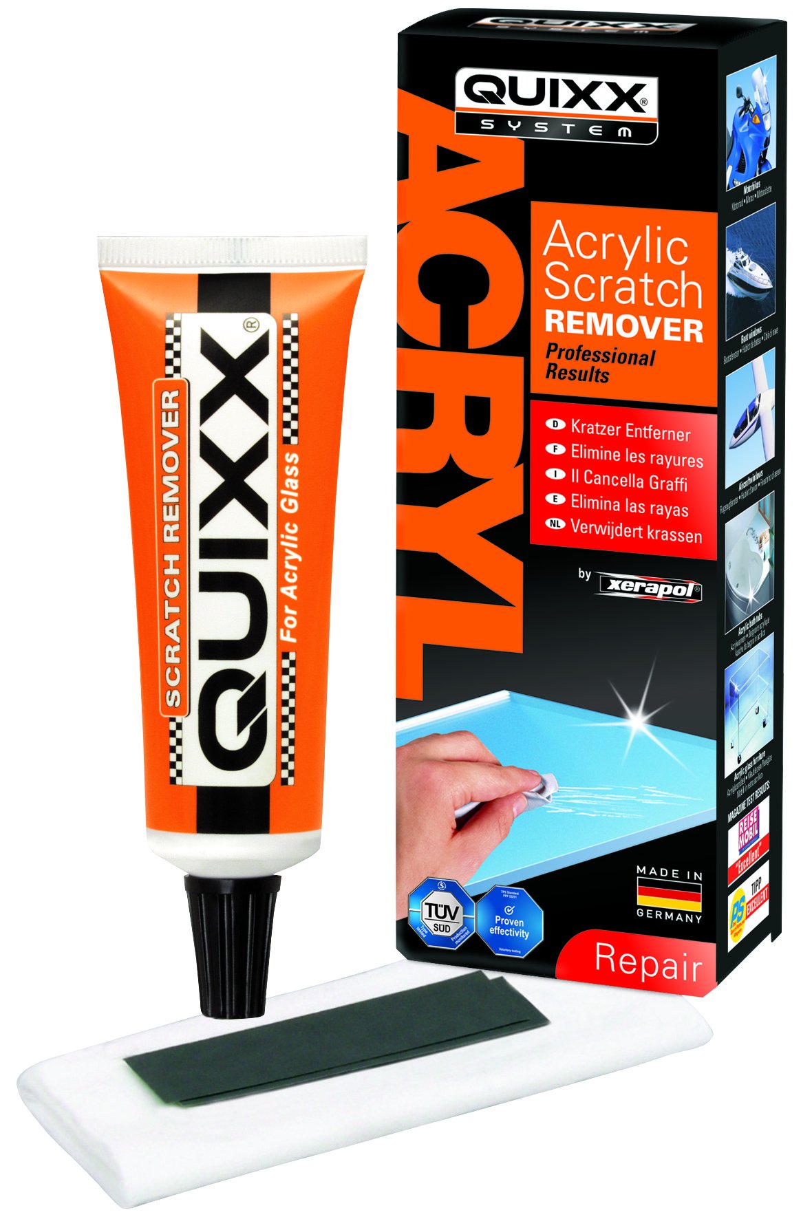 Sumex QUIXX20 Kunststoff-Politur – Kratzerentferner für Kunststoff Xerapol von Sumex