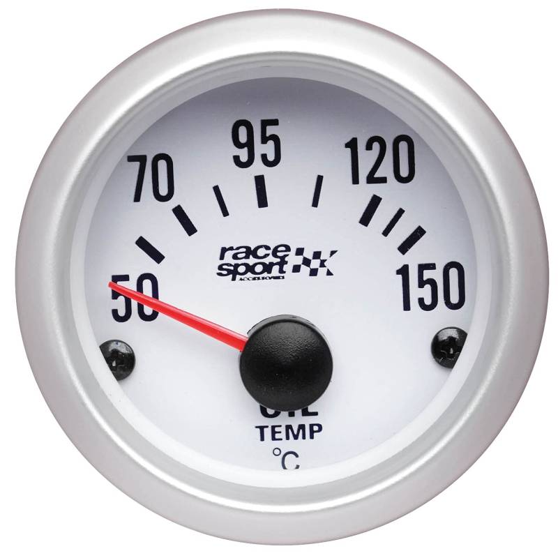 Sumex gaug528 Race Sport Öl Temp Thermometer, 12 V, weiß von SUMEX