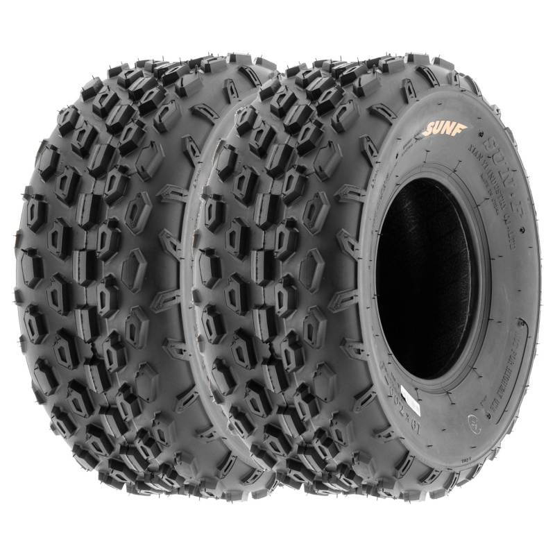 SunF A015 19x7-8 19x7x8 Rennsport Quad ATV/UTV Mini Bike Gelände Reifen 6PR TL 28F E4, Satz von 2 Stück von SunF