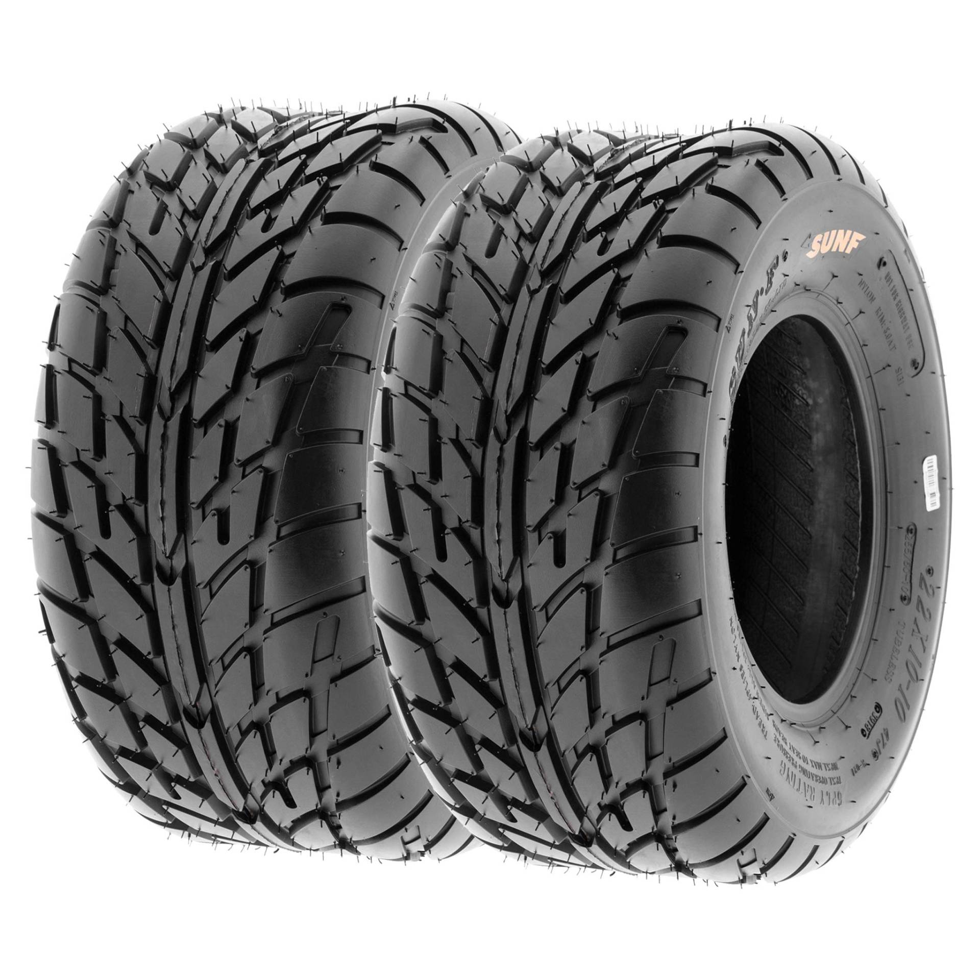 SunF A021 20x10-9 20x10x9 ATV UTV All-Terrain Reifen 6PR TL 47J E4, Satz von 2 Stück von SunF