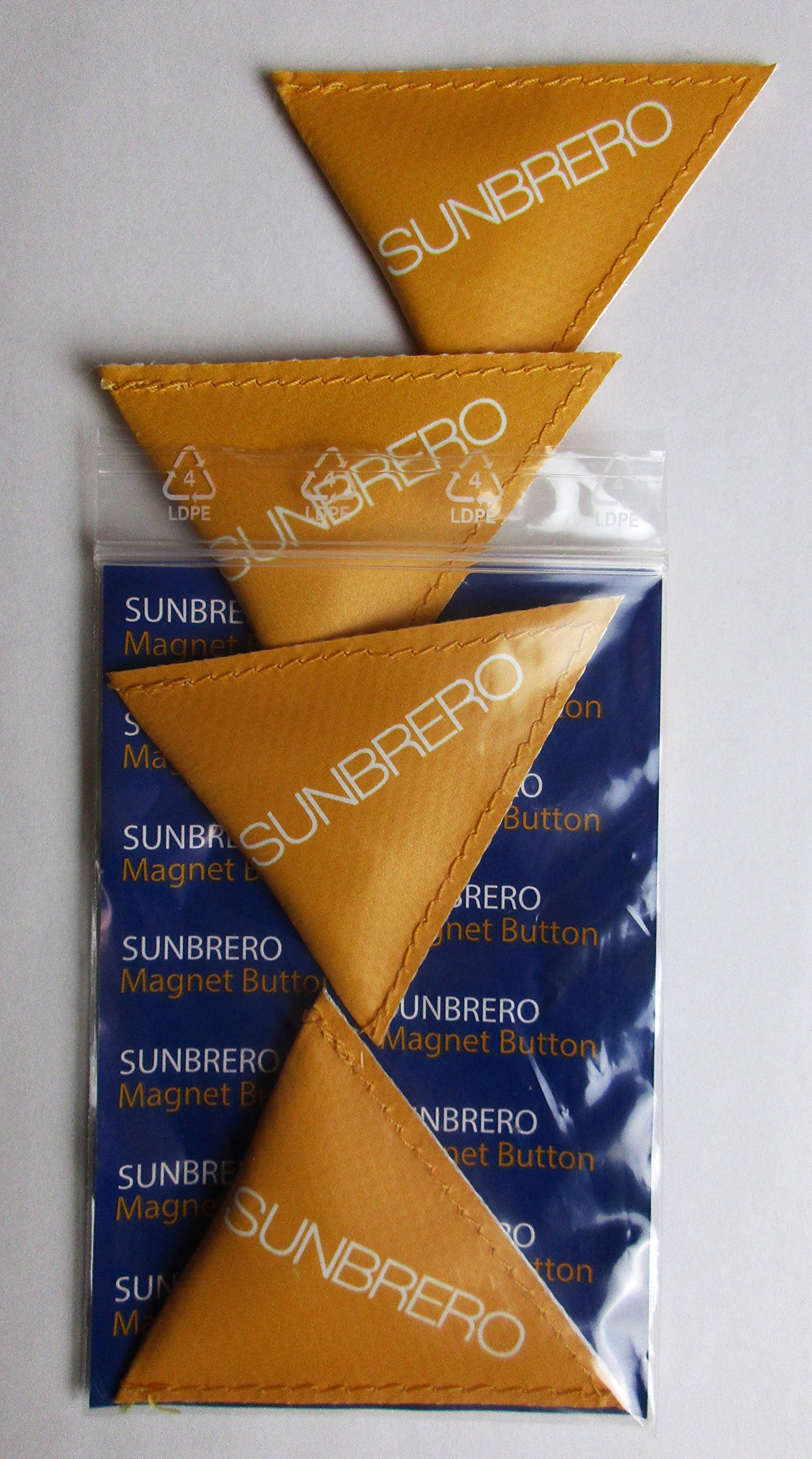 Sunbrero Magnet Button - Magnetbutton Sonnenschutz Auto, einfache Befestigung - geeignet für alle Fahrzeuggrößen, Bedienung kinderleicht, extra stark = 4 Stück von Sunbrero