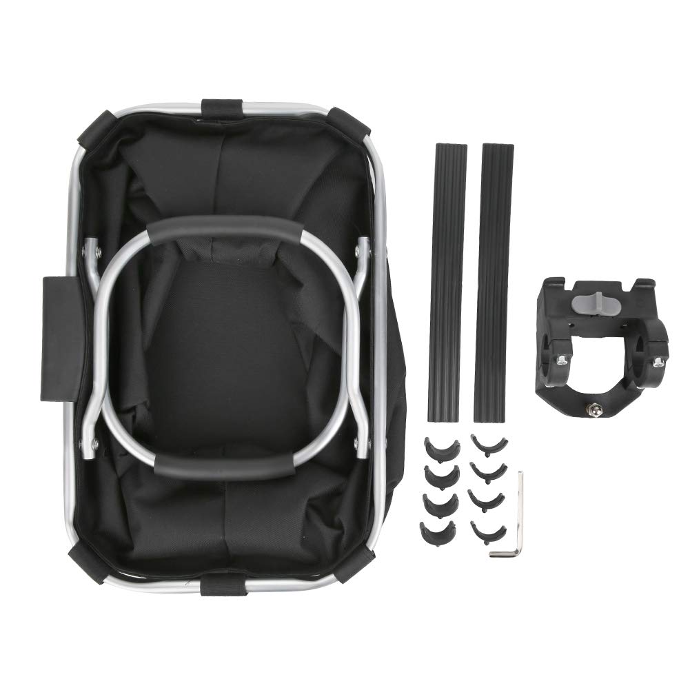 Sunicon Lenkerkorb Taschen,Faltbar Fahrrad vorne Korb, Easy Install Abnehmbare FahrradkorbTasche für Kleiner Hund-Einkaufen-Reisen-Picknick, mit Lenkeradapter Sunicon Lenkerkorb Taschen,Faltbar Fahrrad vorne Korb, Easy Install Abnehmbare FahrradkorbTasche für Kleiner Hund-Einkaufen-Reisen-Picknick, mit Lenkeradapter von Sunicon