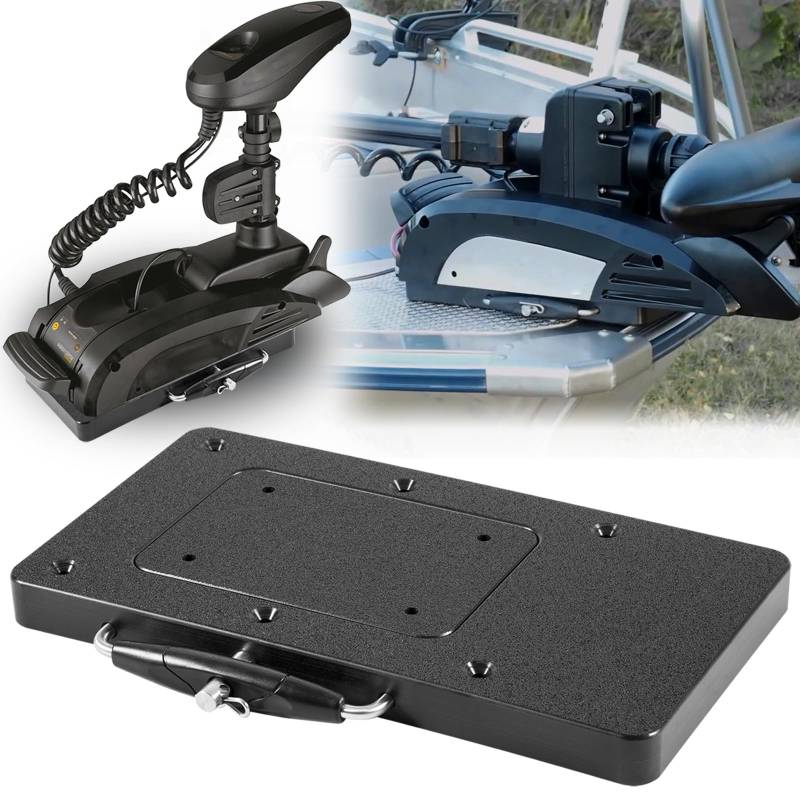 Für Minn Kota 1854021 Schnellspanner-Halterung MKA-21 passend für Ulterra, Terrova, Deckhand 40, PowerDrive, PowerDrive V2/Pontoon Trolling Motors, für Minn Kota Trolling Motor Montagehalterung von Sunluway