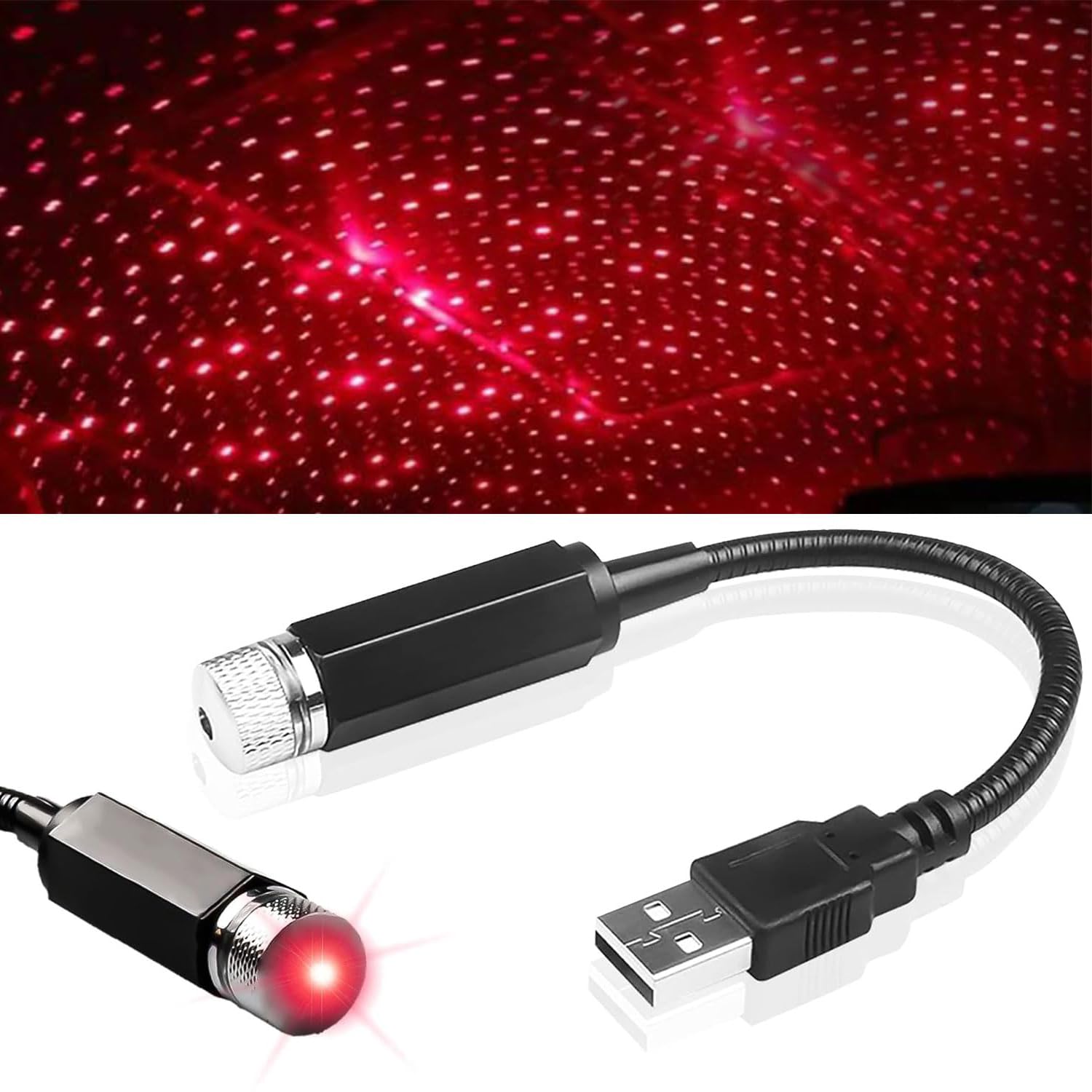 LED Auto Decke Starlight,Einstellbar Auto Innen Atmosphäre Licht,USB Mini Auto Decke Starlight Projection,LED-Licht Universal für Auto,Auto Dach Stern Nachtlicht,LED Lichter Mehrere Modi Plug and Play LED Auto Decke Starlight,Einstellbar Auto Innen Atmosphäre Licht,USB Mini Auto Decke Starlight Projection,LED-Licht Universal für Auto,Auto Dach Stern Nachtlicht,LED Lichter Mehrere Modi Plug and Play von Sunshine smile
