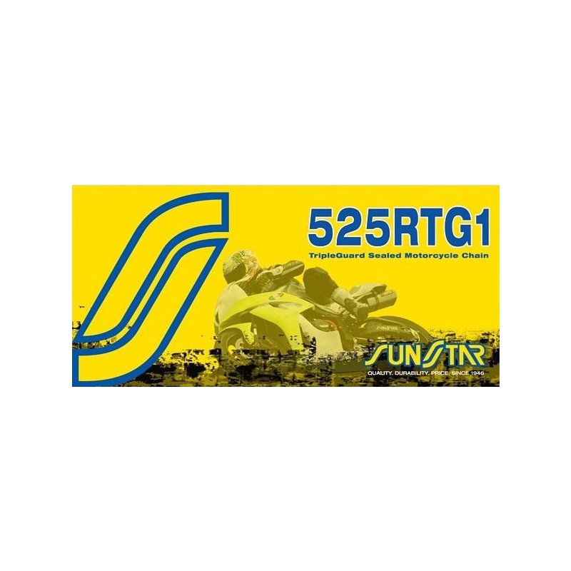 Kette Ring 525X124 Gold Ss525Rtg1-124G von Sunstar Sprockets