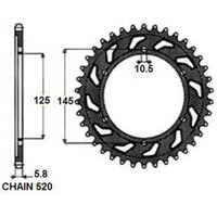 Kettenrad hinten SUNSTAR SUNR1-3541-46 von Sunstar