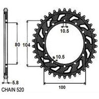 Kettenrad SUNSTAR SUNR1-3356-42 von Sunstar