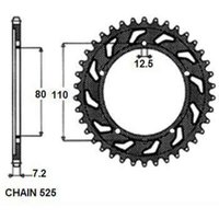 Kettenrad hinten SUNSTAR SUNR1-4335-46 von Sunstar