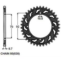 Kettenrad SUNSTAR SUNR1-5166-45 von Sunstar