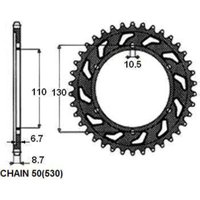 Kettenrad hinten SUNSTAR SUNR1-5480-39 von Sunstar