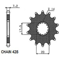 Ritzel SUNSTAR SUNF226-16 von Sunstar