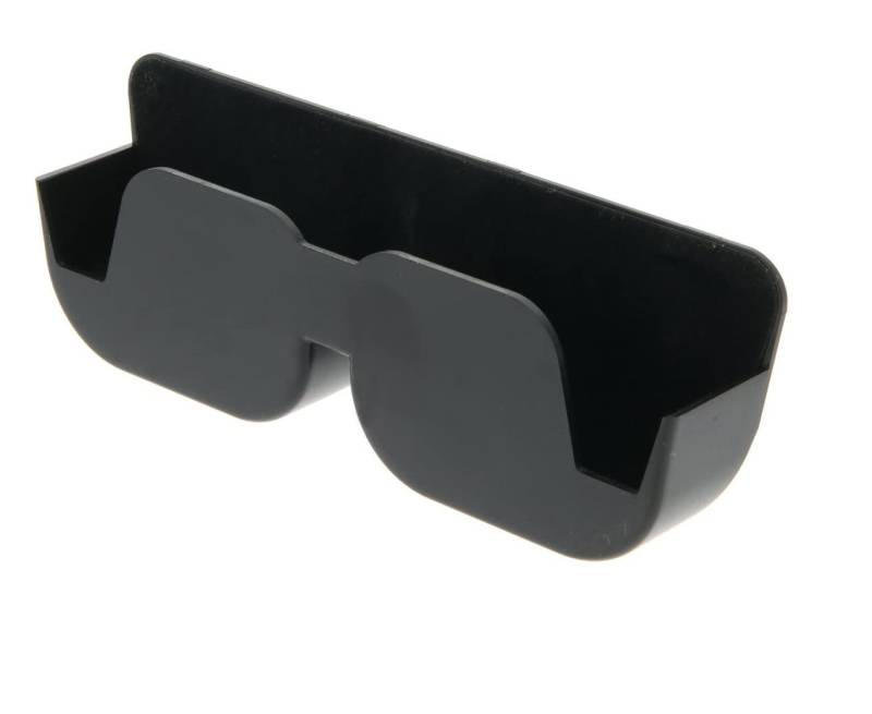 Sunstop Padded, self-Adhesive Glasses Shelf 165 mm x 57 mm x 31 mm with Padding: Soft Felt Fabric von Sunstop